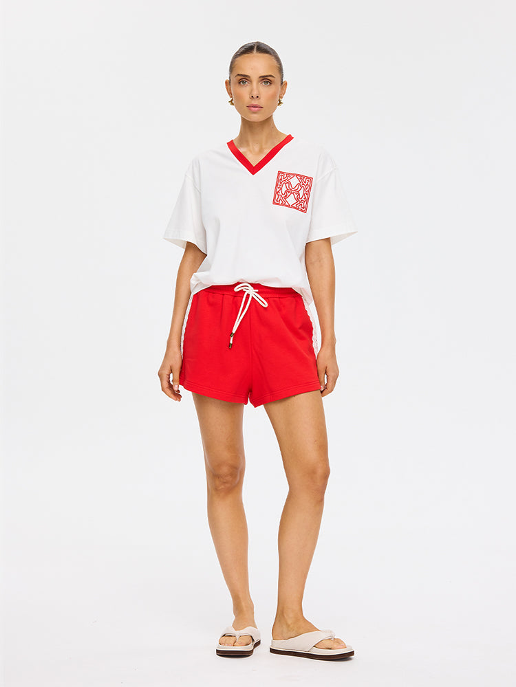 Rue Embroidered Tee