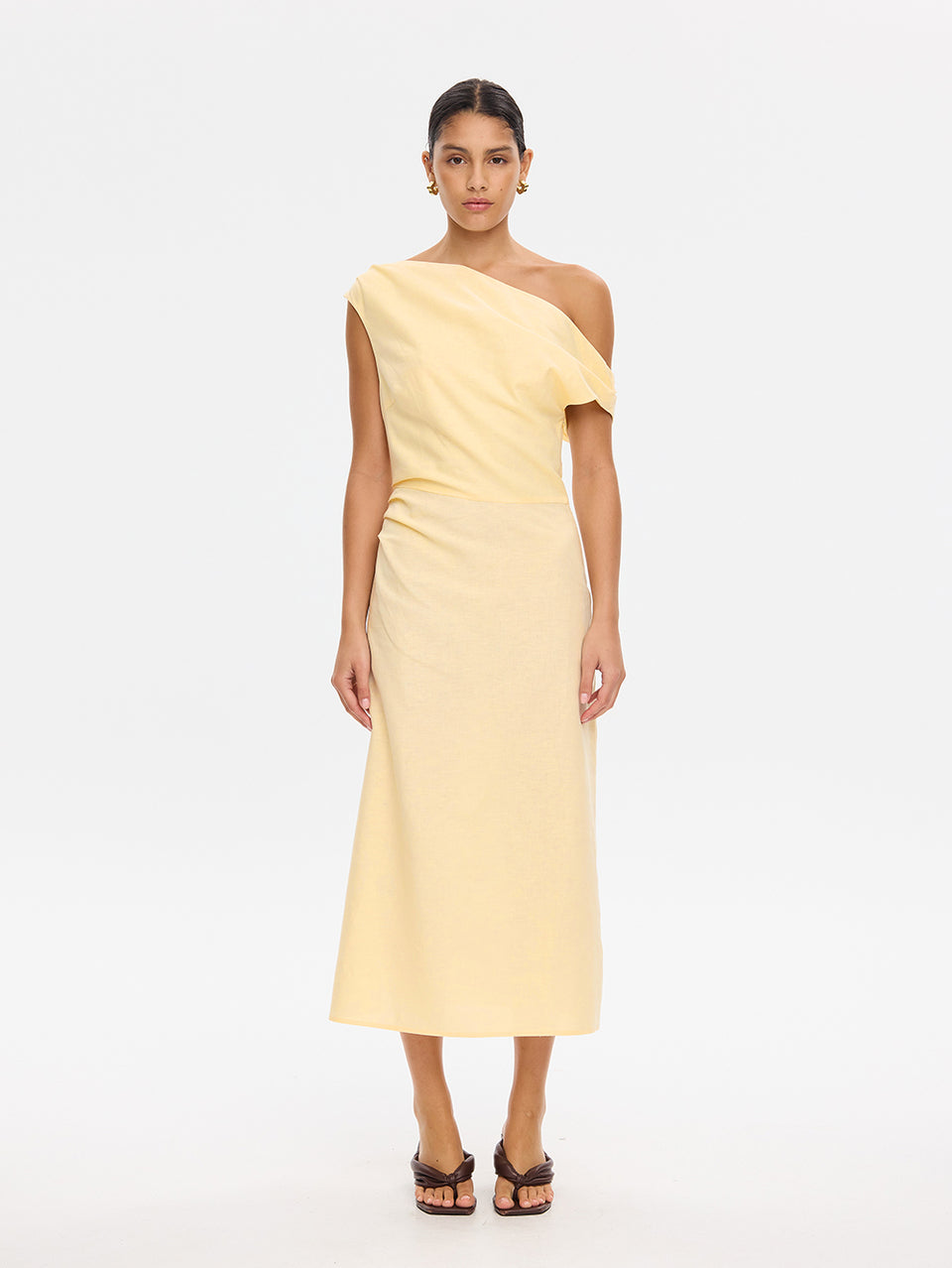 EDIT-LD388BUT-Karina-Midi-Dress-butter-01
