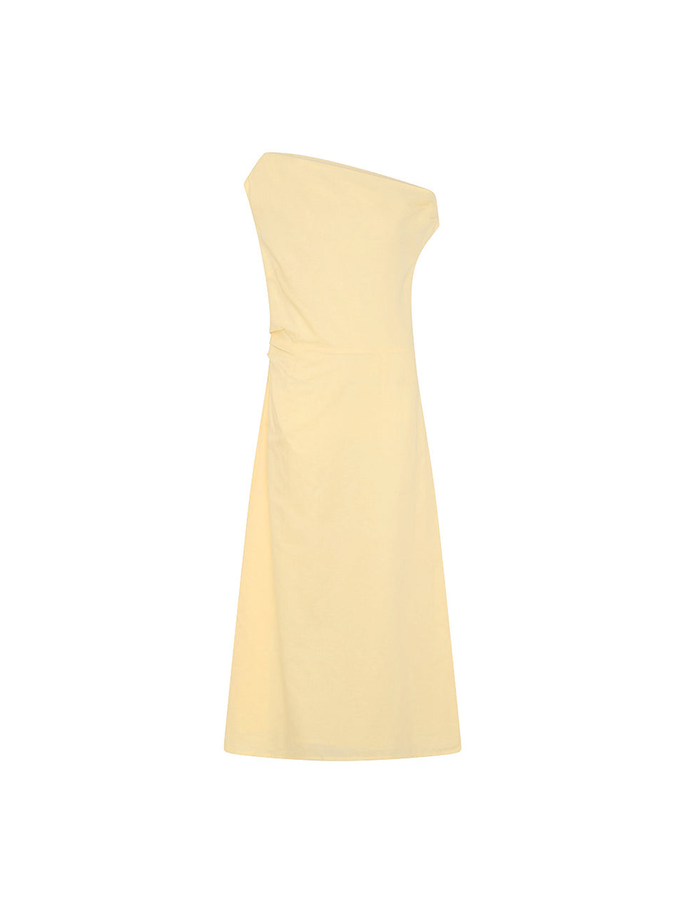 EDIT-LD388BUT-Karina-Midi-Dress-butter-GHOST