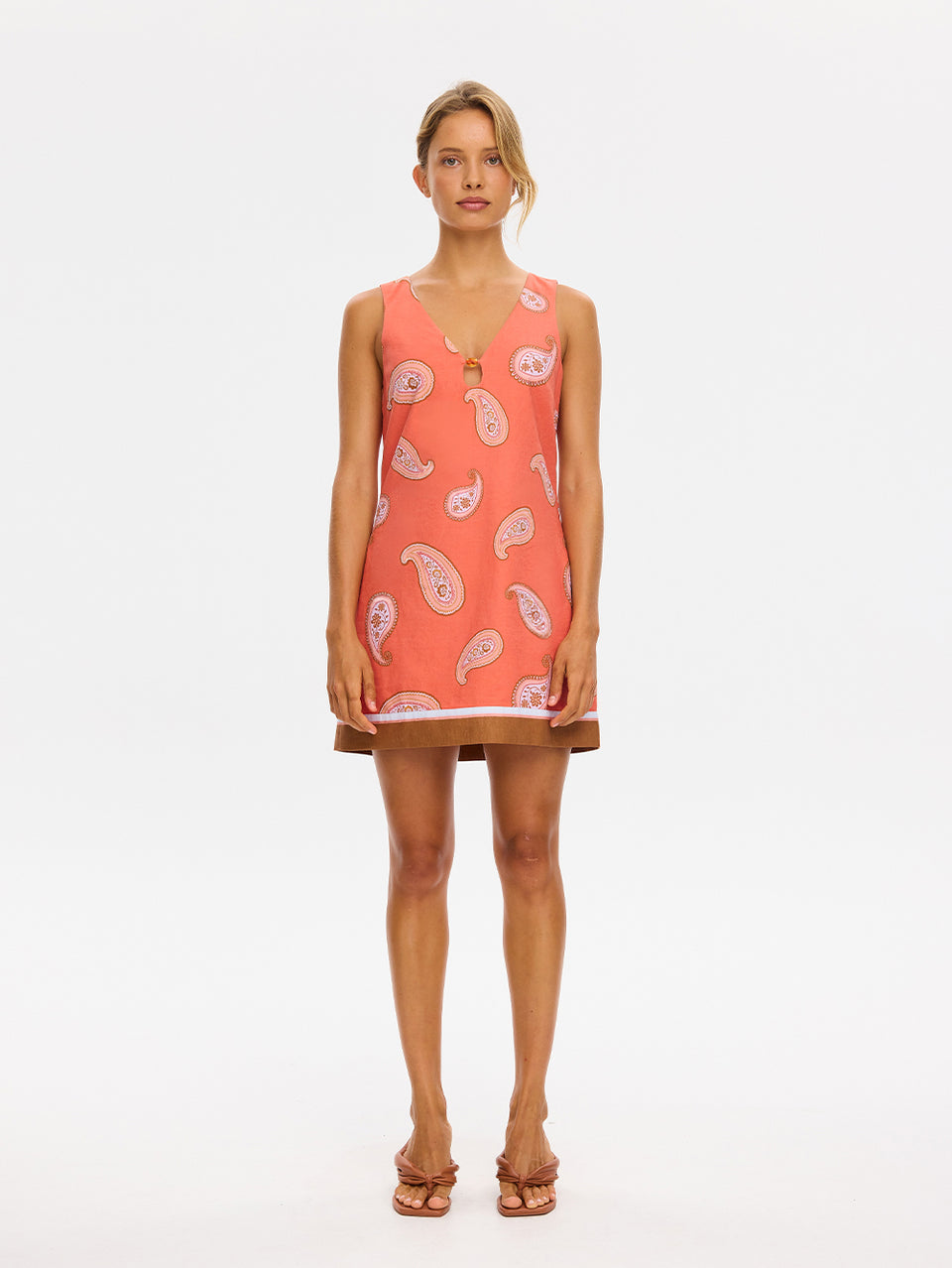 EDITED-SD342COR-Ezra-Mini-Dress-coral-01