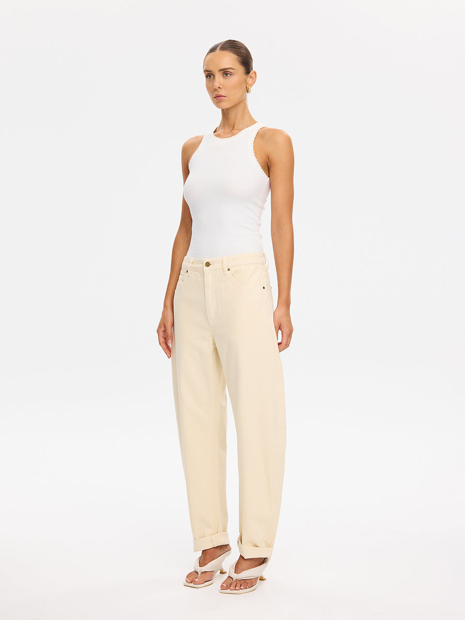 Evita Denim Barrel Jean