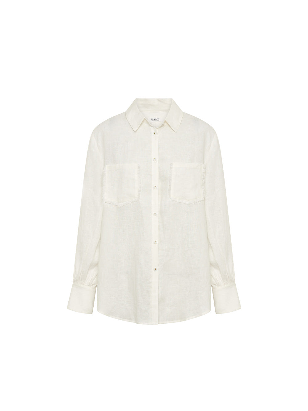 Franca Shirt KIVARI | White linen shirt