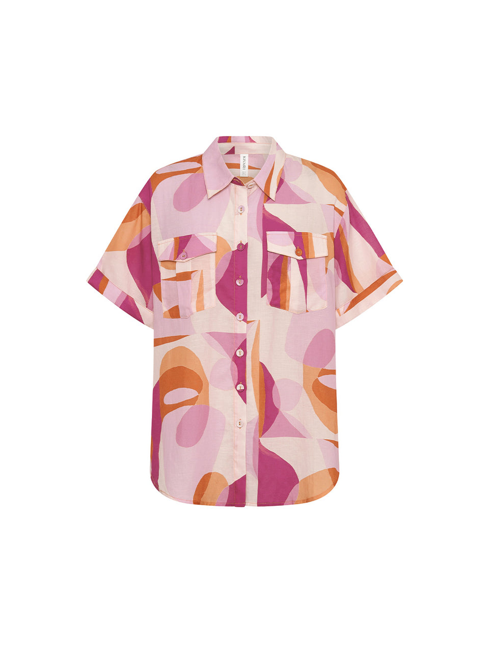 KIVARI Franz Shirt | Pink, Purple and Orange Shirt