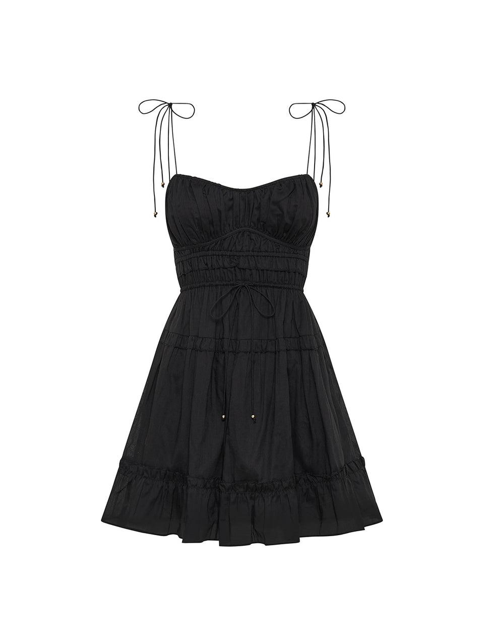 Hallie Mini Dress Black KIVARI | Black mini dress