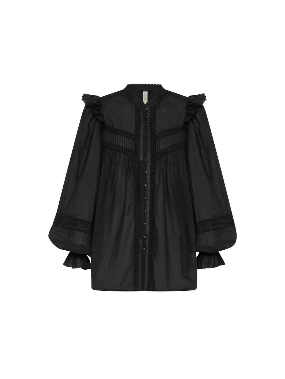 Isabella Blouse Black KIVARI | Black blouse