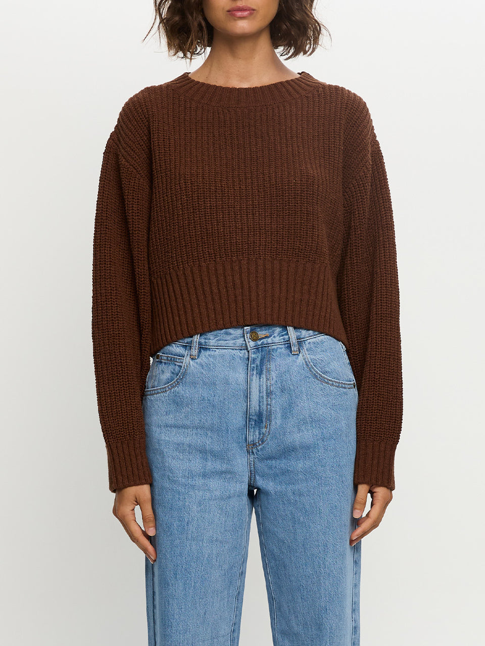 Ivy Knit Sweater Choc LTK LTF 05