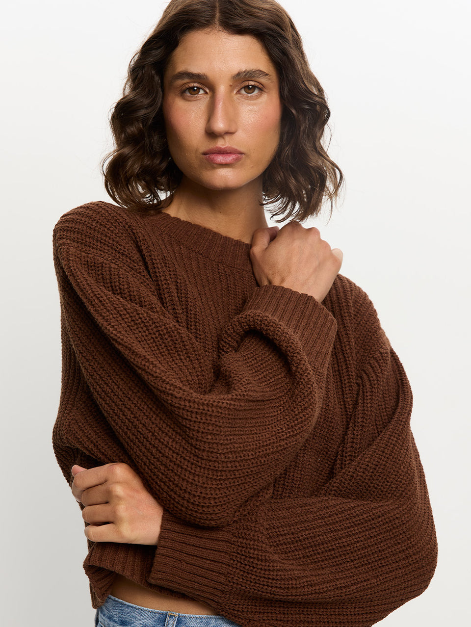 Ivy Knit Sweater Choc Vibe 06b