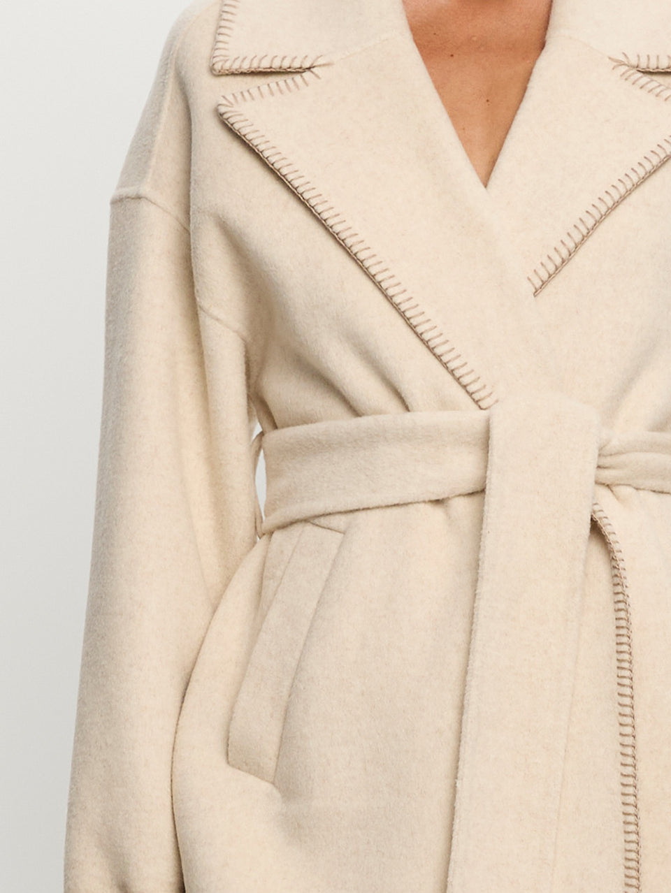 Josephina Coat Oat Detail 04