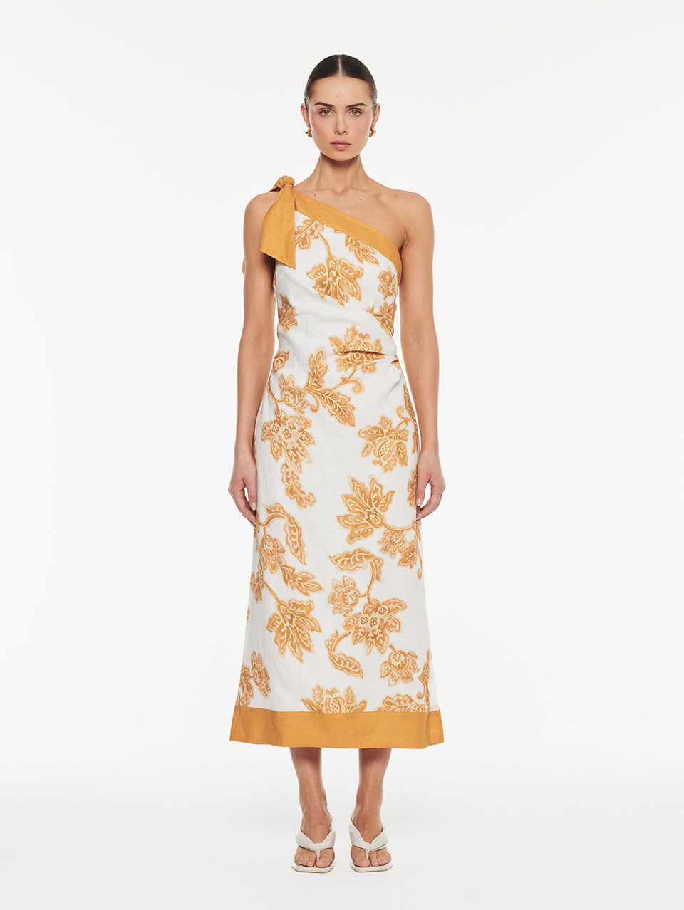LD170OCH-Posie Midi Dress-01