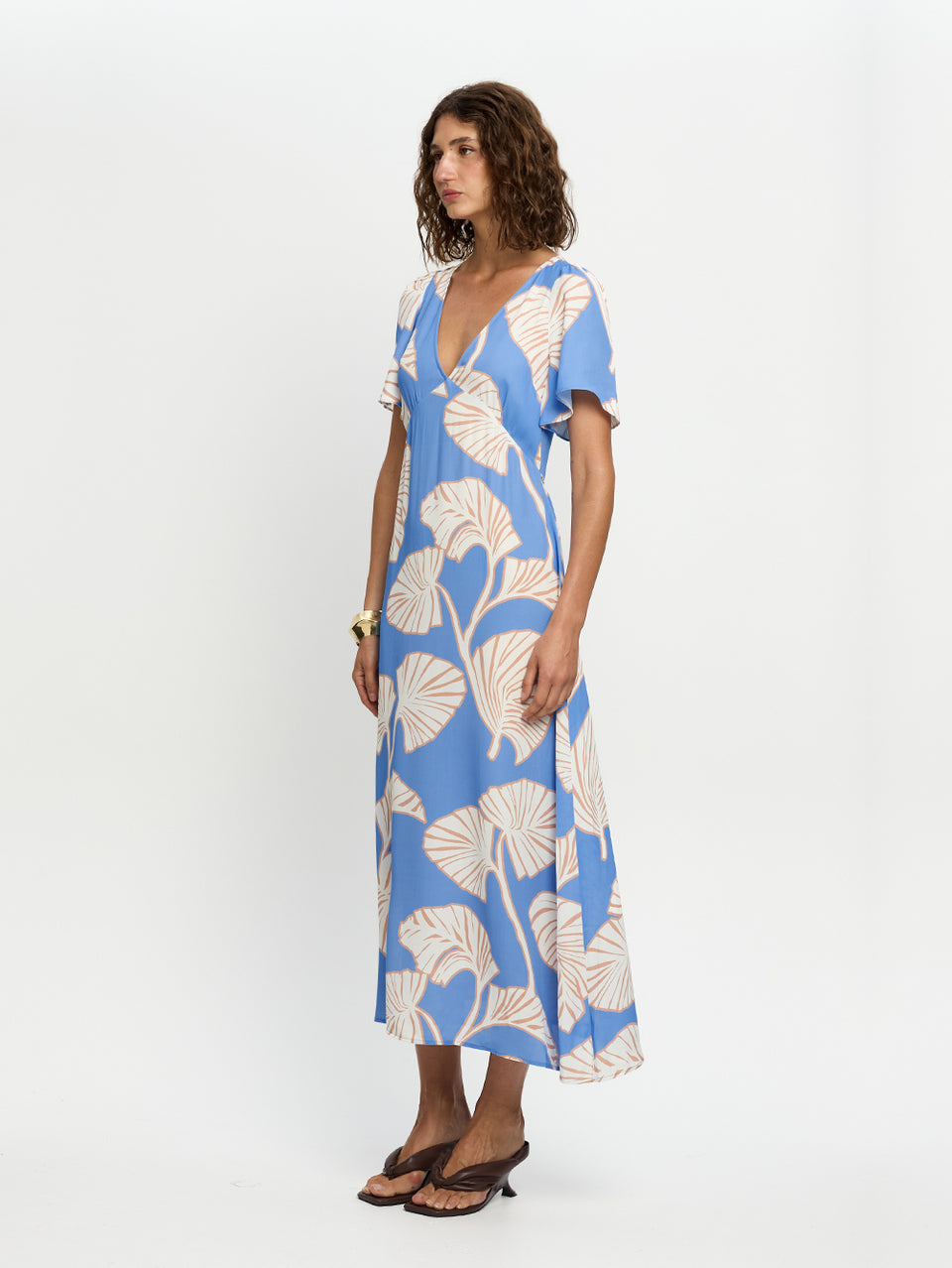 Ilana Sleeved Midi Dress