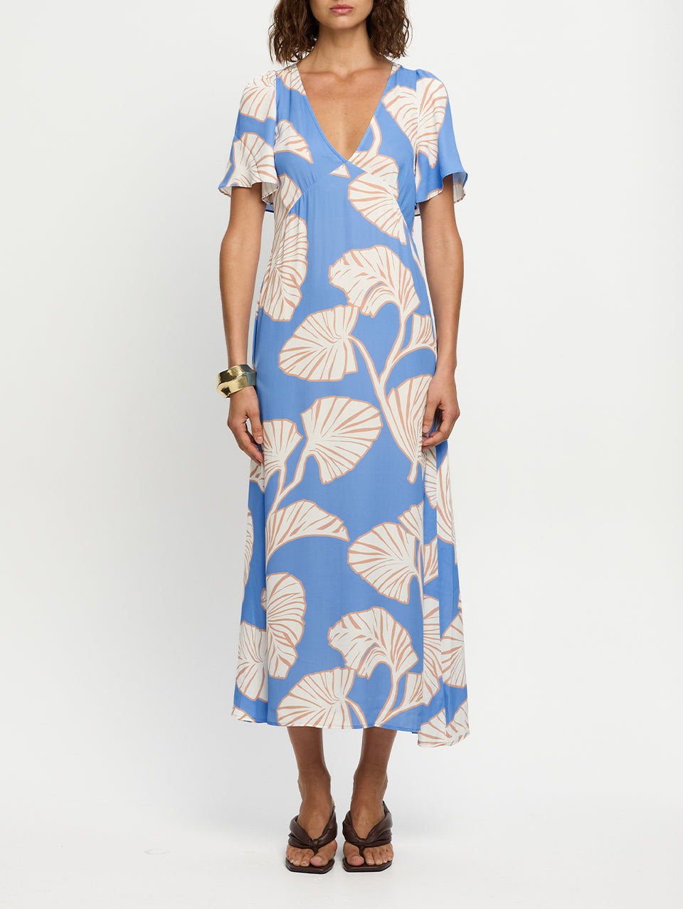 Ilana Sleeved Midi Dress