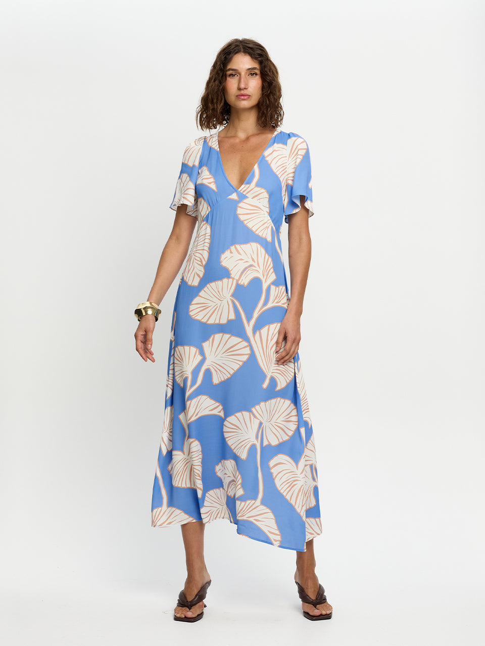 Ilana Sleeved Midi Dress