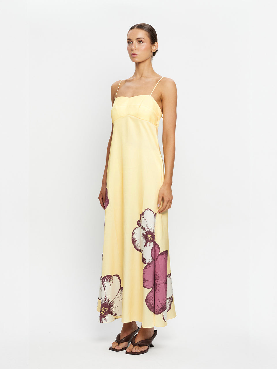 paros maxi dress pleated gold Paros Maxi Dress – KIVARI
