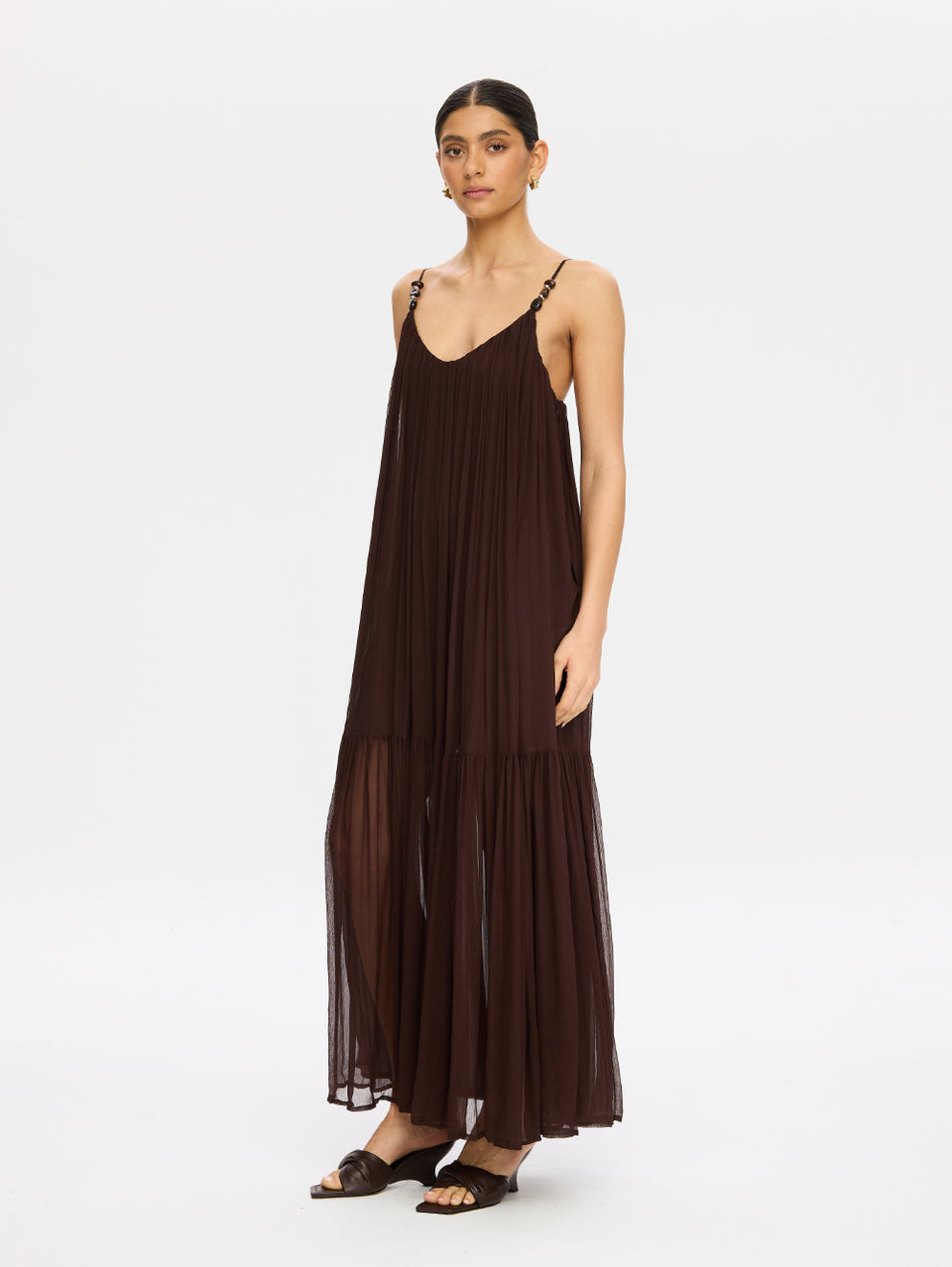 Sora Cami Trapeze Maxi Dress