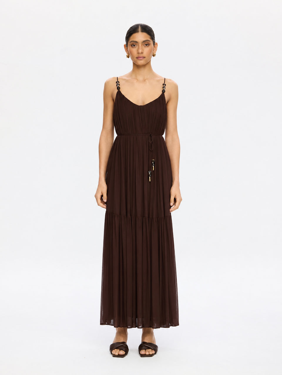 Sora Cami Trapeze Maxi Dress