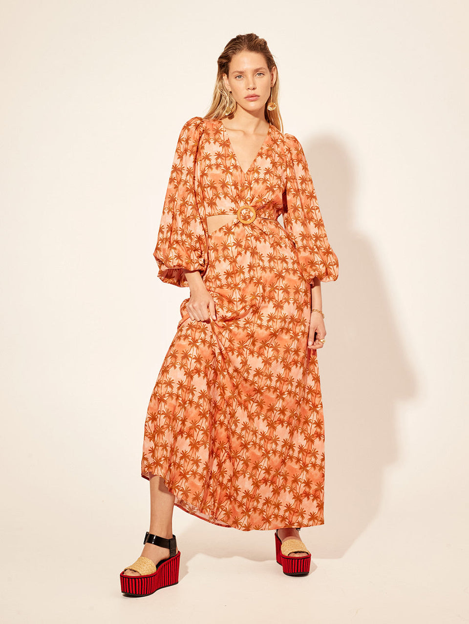 Leilani Cut Out Maxi Dress