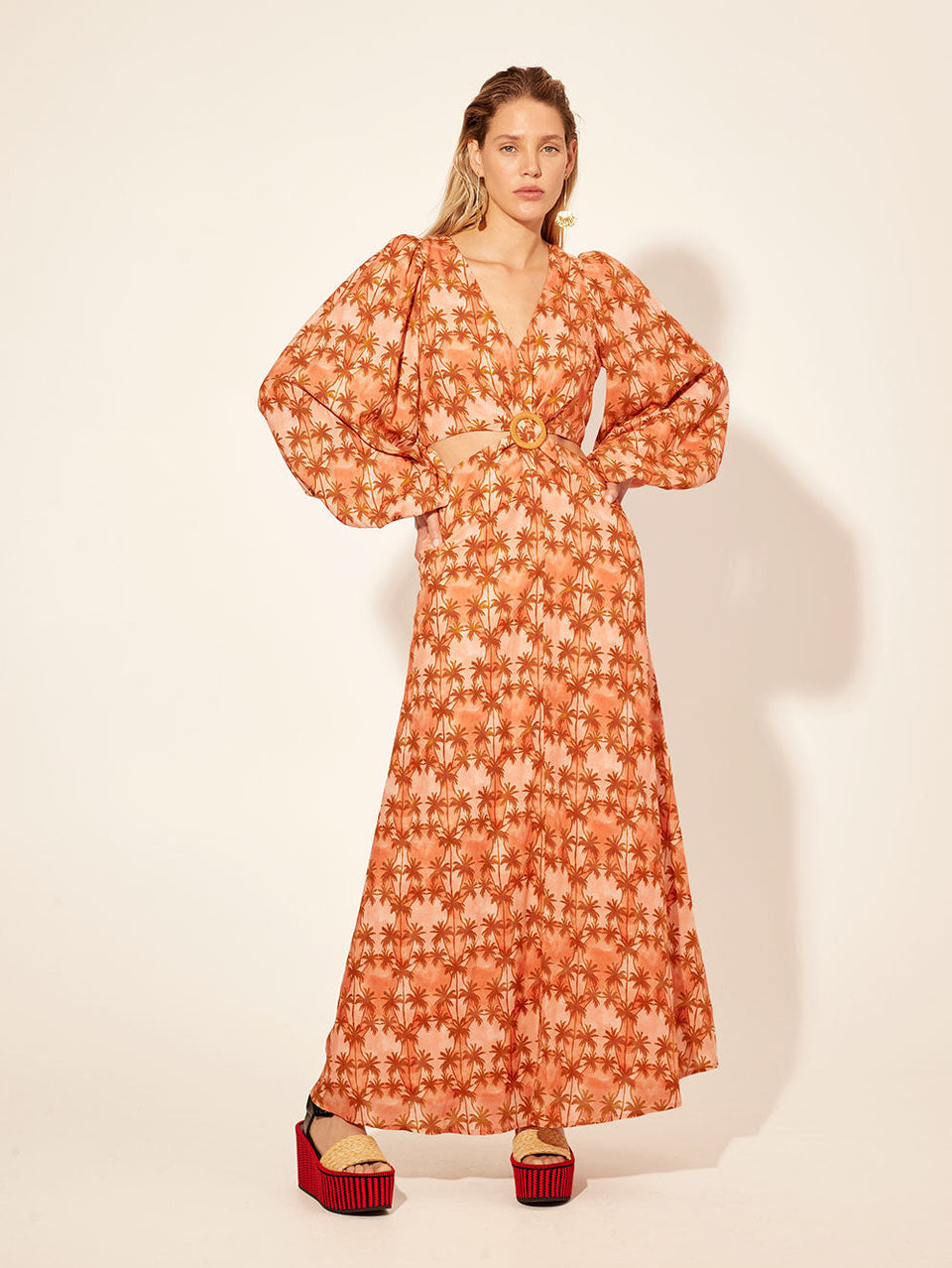 Leilani Cut Out Maxi Dress