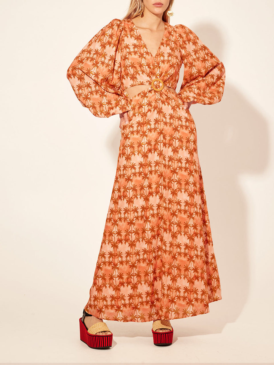 Leilani Cut Out Maxi Dress