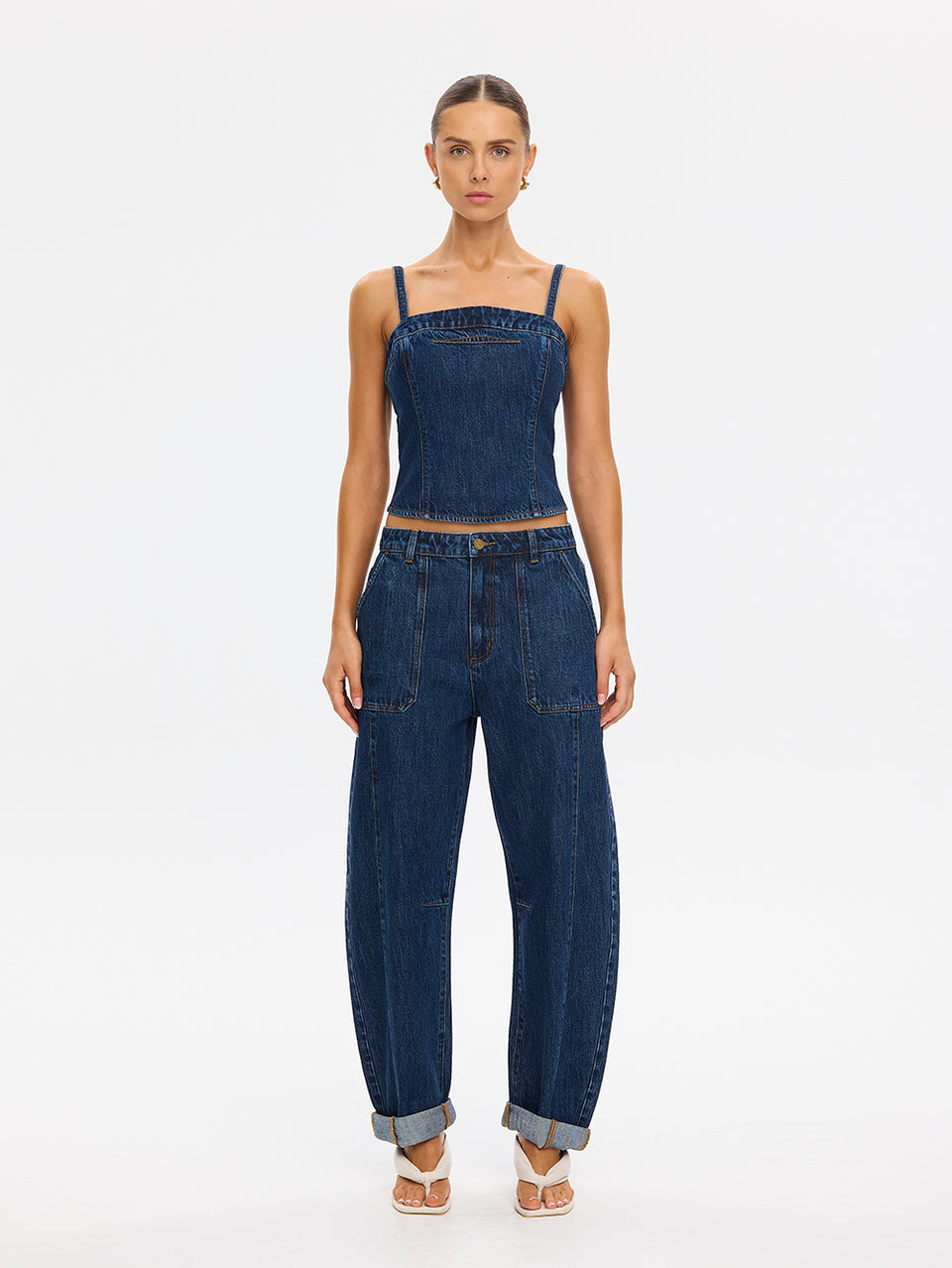 Nixie Denim Top