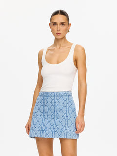 Joey Denim Mini Skirt