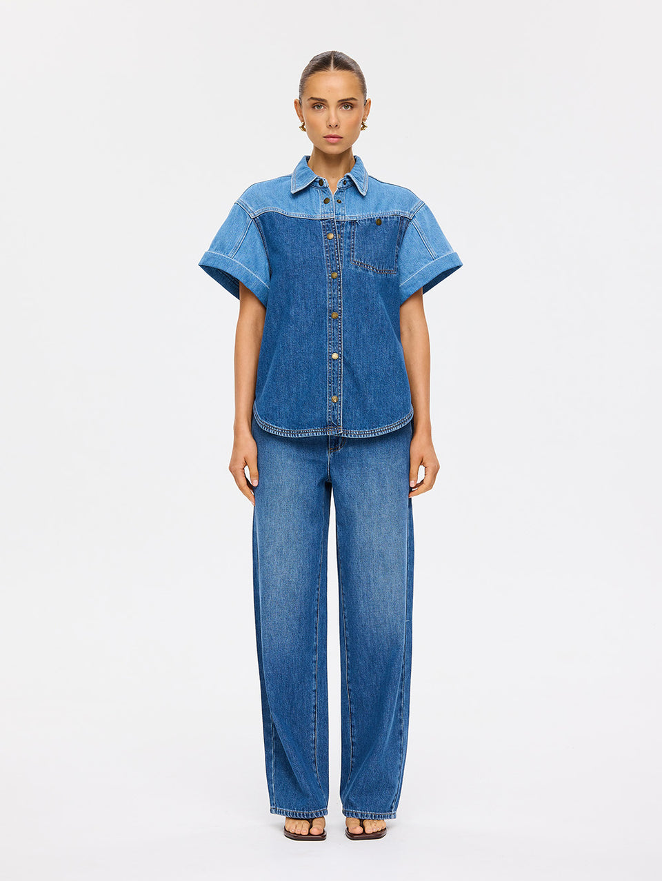 M233TWO_Coralie Denim Shirt_Coast Blue_1