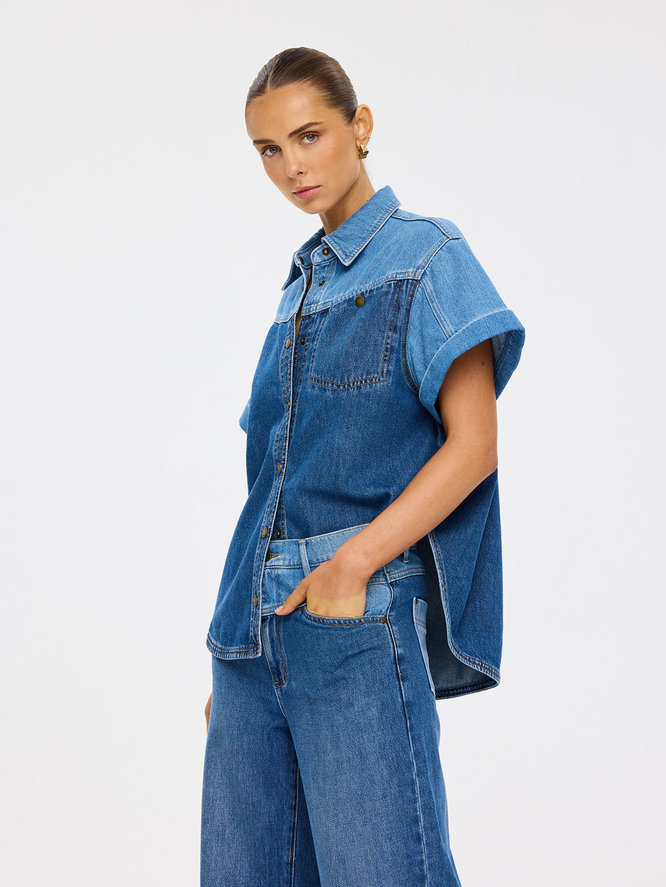 M233TWO_Coralie Denim Shirt_Coast Blue_6