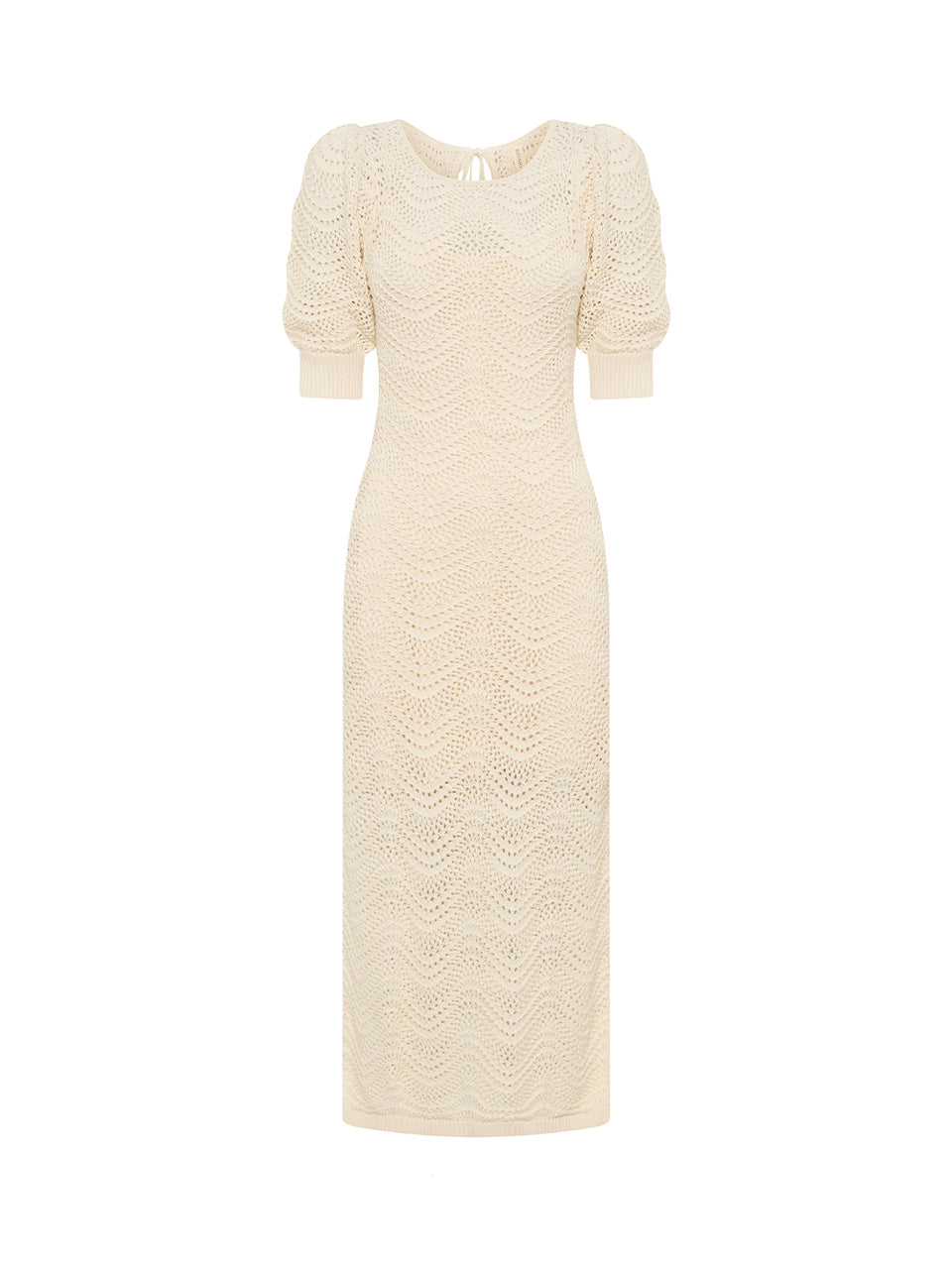 Mariana Knit Dress KIVARI | Cream knit dress
