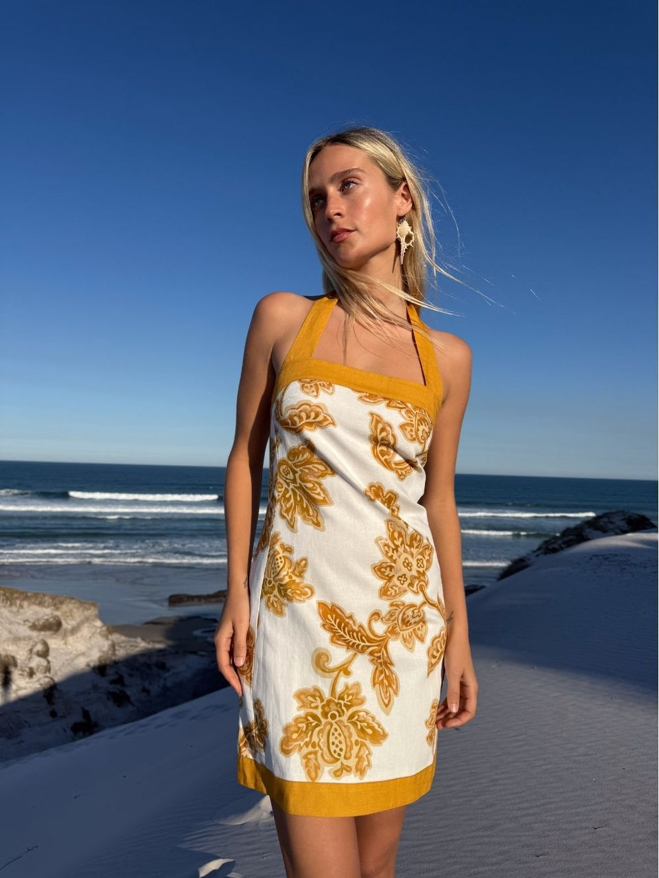 Posie Halter Mini Dress