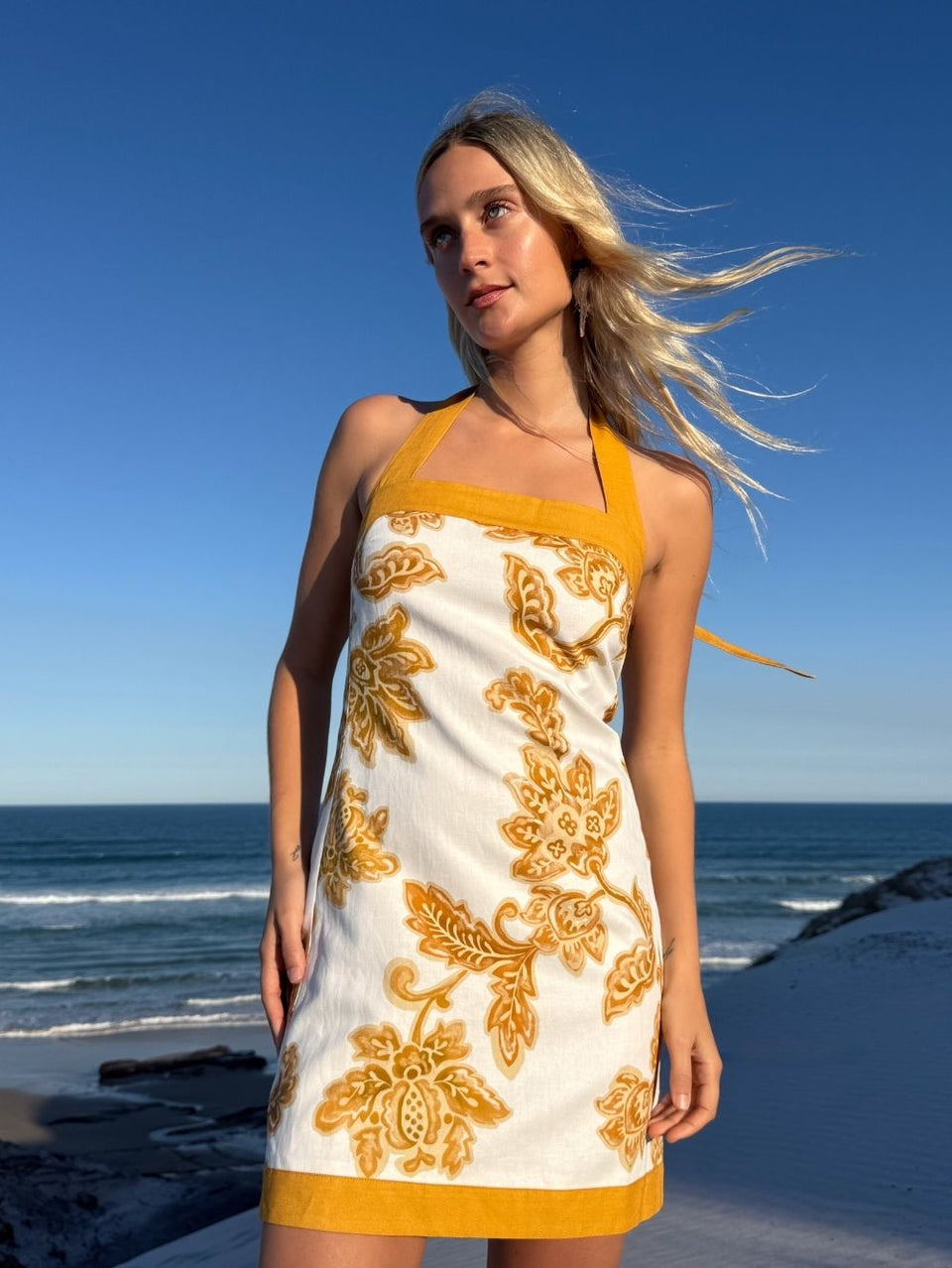 Posie Halter Mini Dress