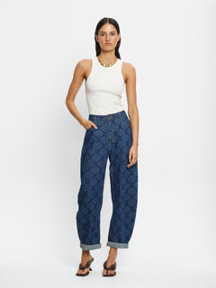 Marla Denim Barrel Leg Jean