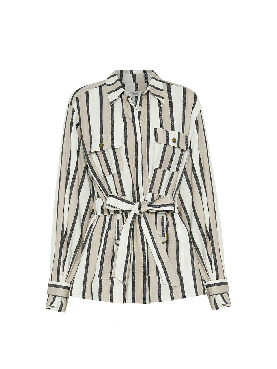 Oaklee Jacket KIVARI | Stripe jacket