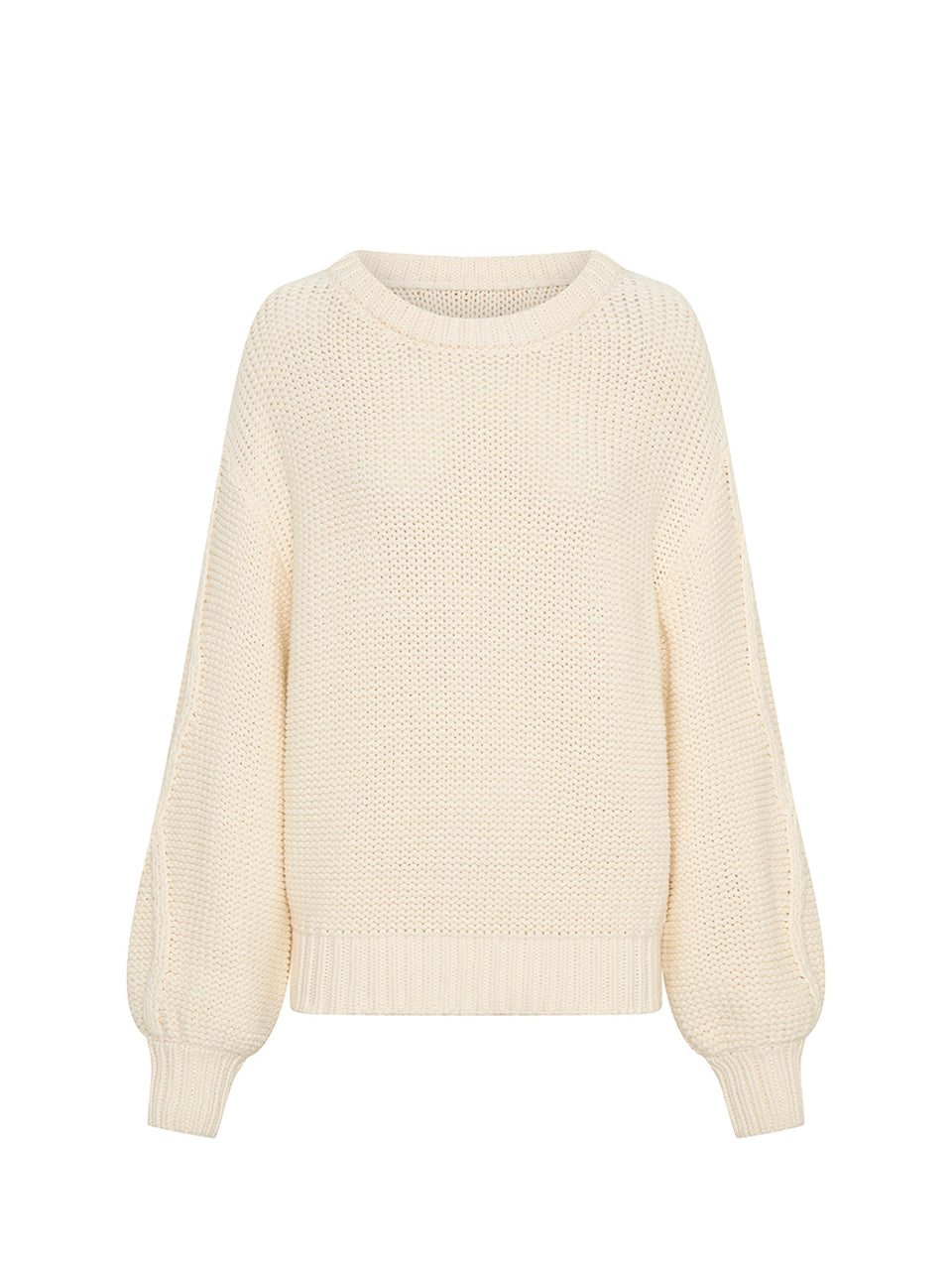 Olesia Knit Sweater - Cream