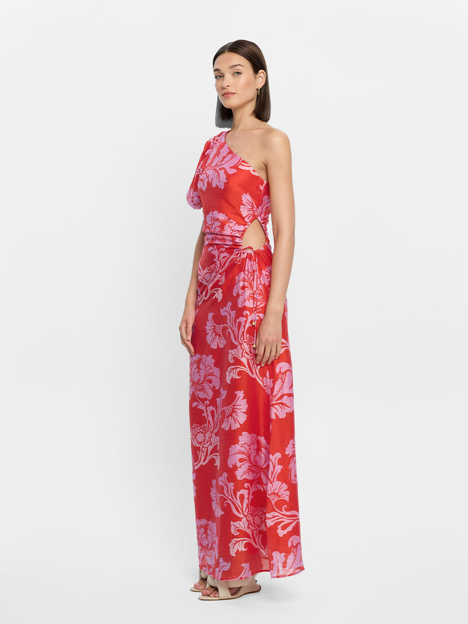 Olina One Shoulder Maxi Dress | KIVARI Olina One Shoulder Maxi Dress | KIVARI