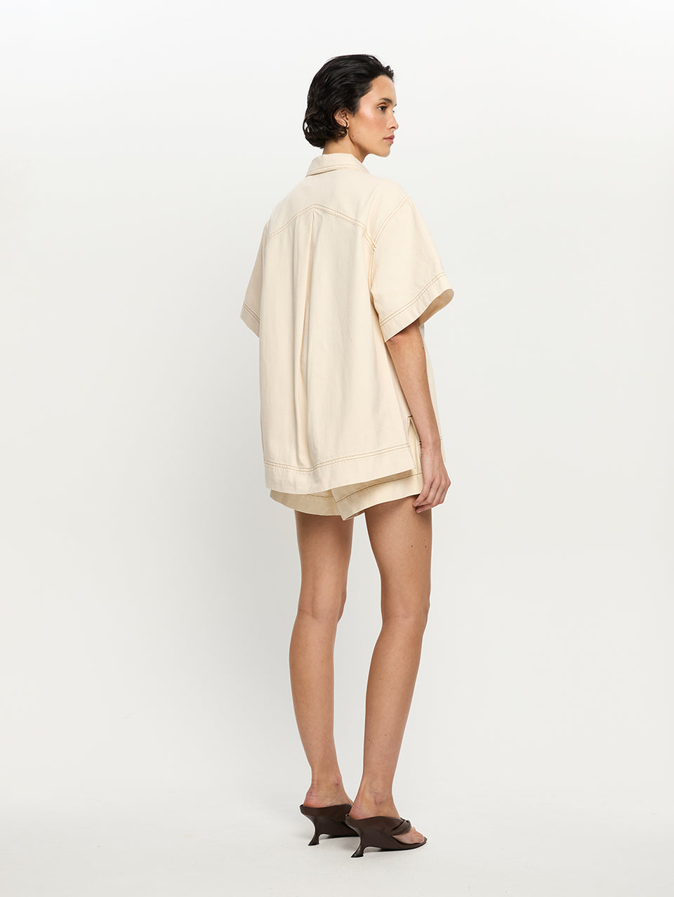 Paloma-Denim-Shirt-Cream-Back-03jpg