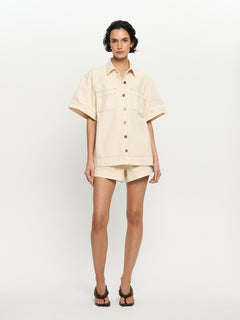 Paloma Denim Shirt - Cream