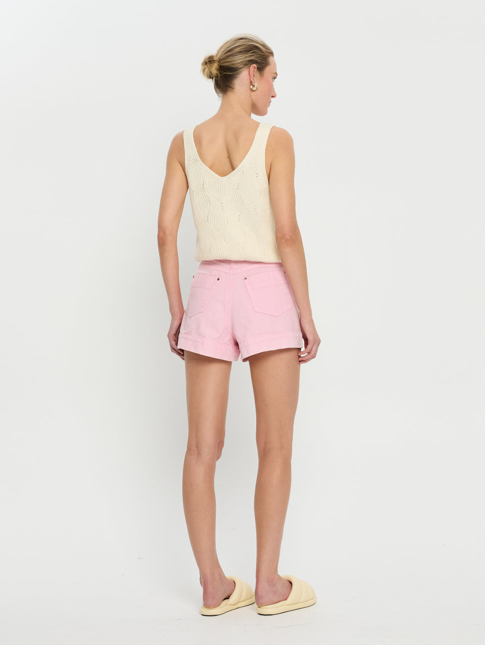 Paloma Denim Short Pink