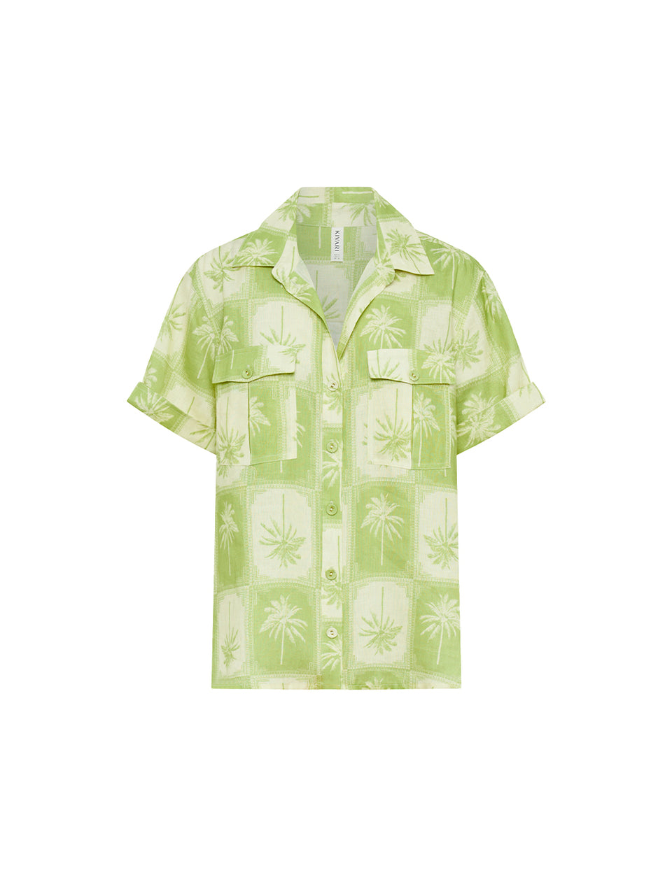 Paradiso Shirt KIVARI | Palm tree printed shirt