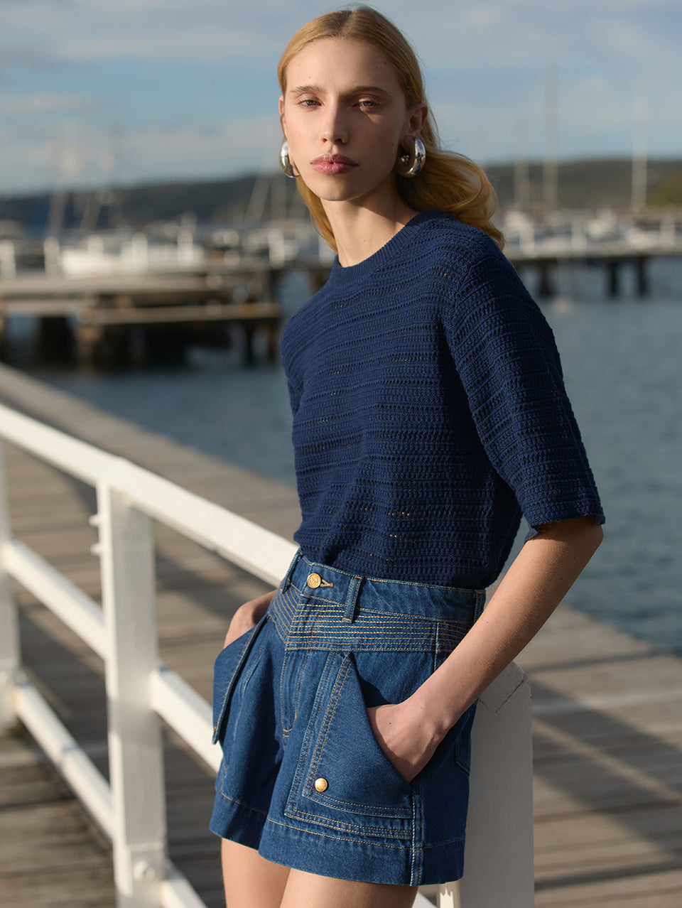 Poppy Knit Tee