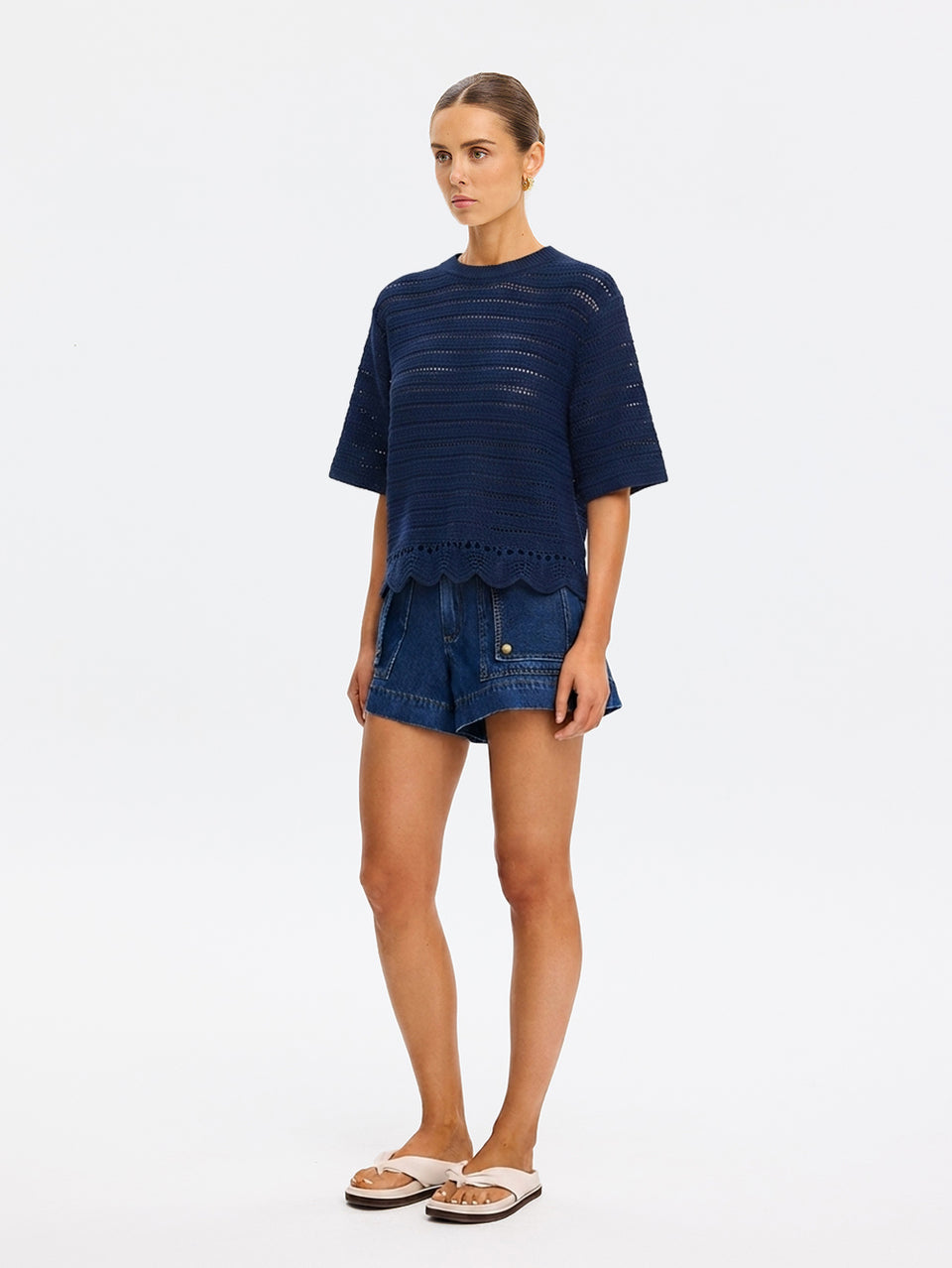 Poppy Knit Tee