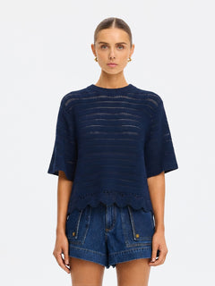 Poppy Knit Tee