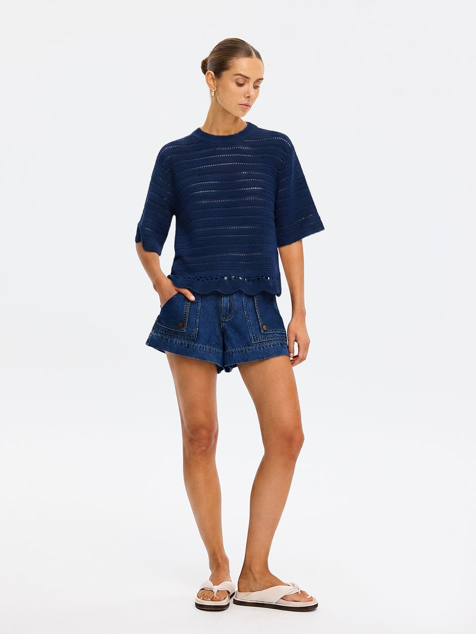 Poppy Knit Tee