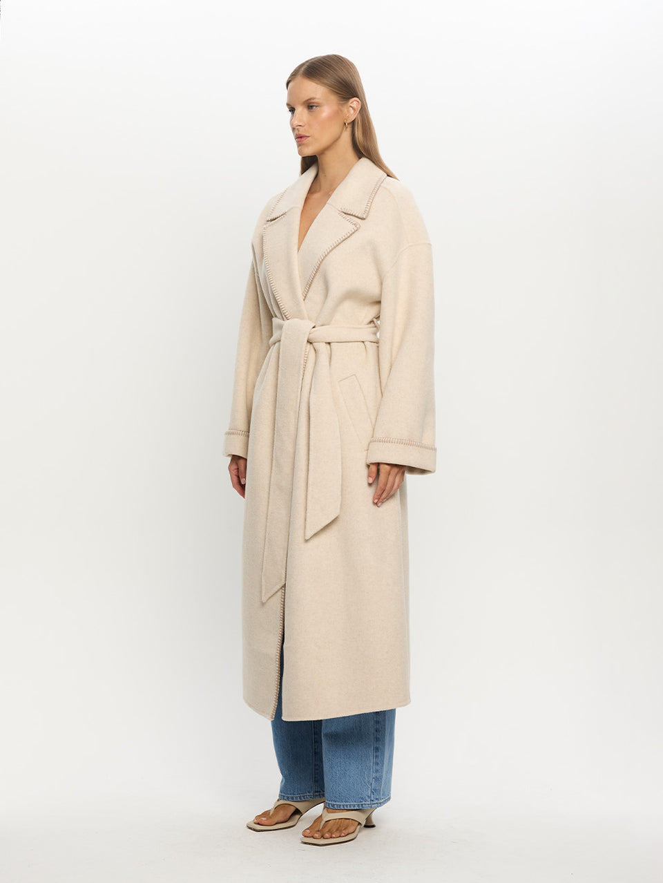 Raegan Coat Oat Side 02