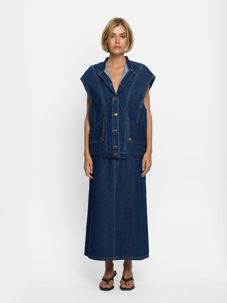 Remi Denim Vest