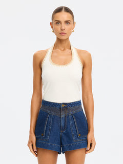 Rhea Halter Top