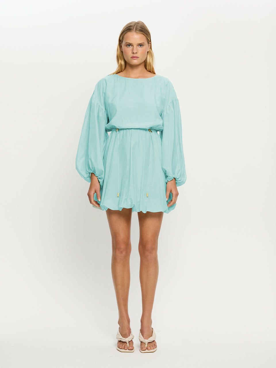 Riley Bubble Hem Mini Dress