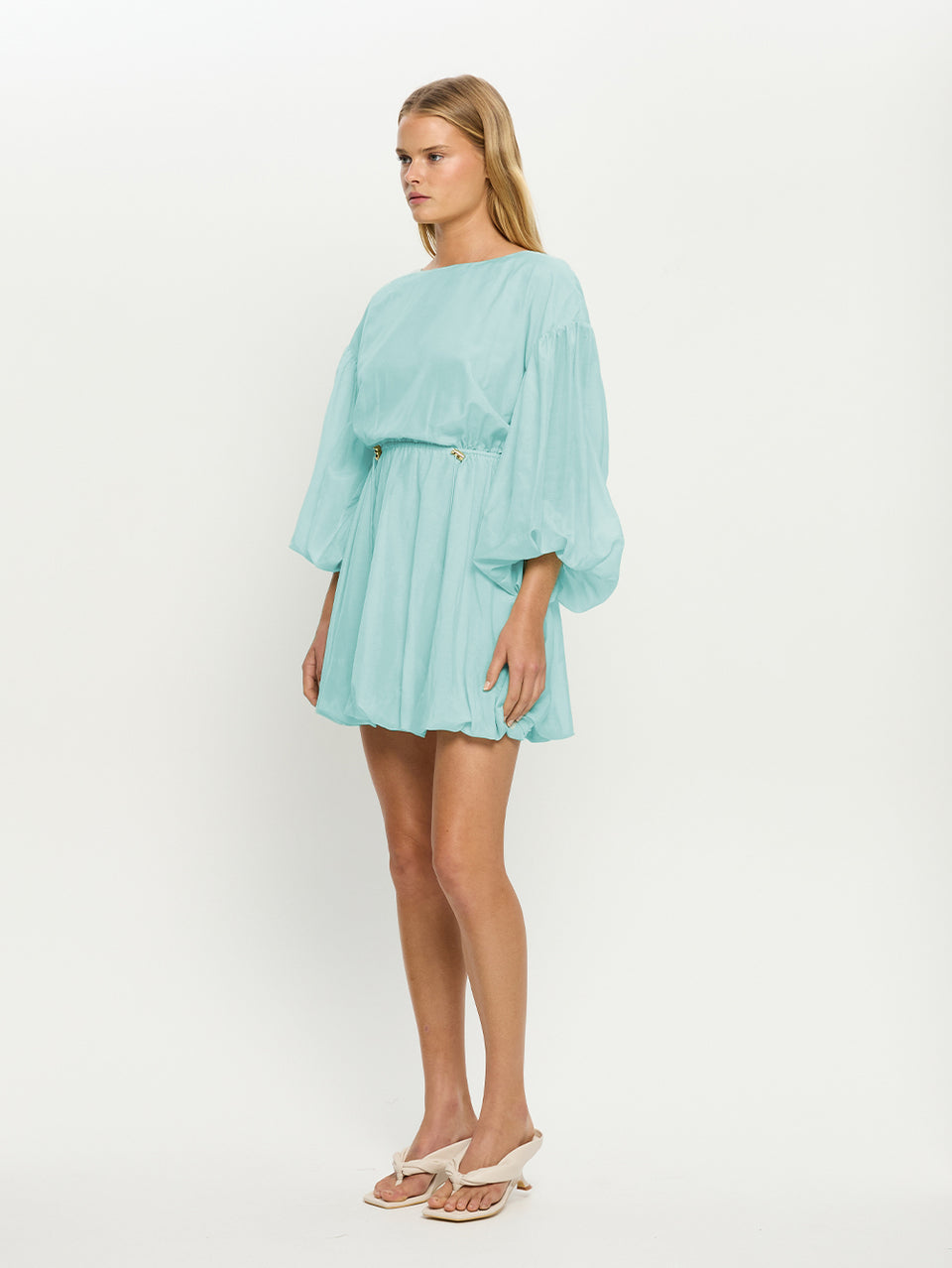 Riley Bubble Hem Mini Dress
