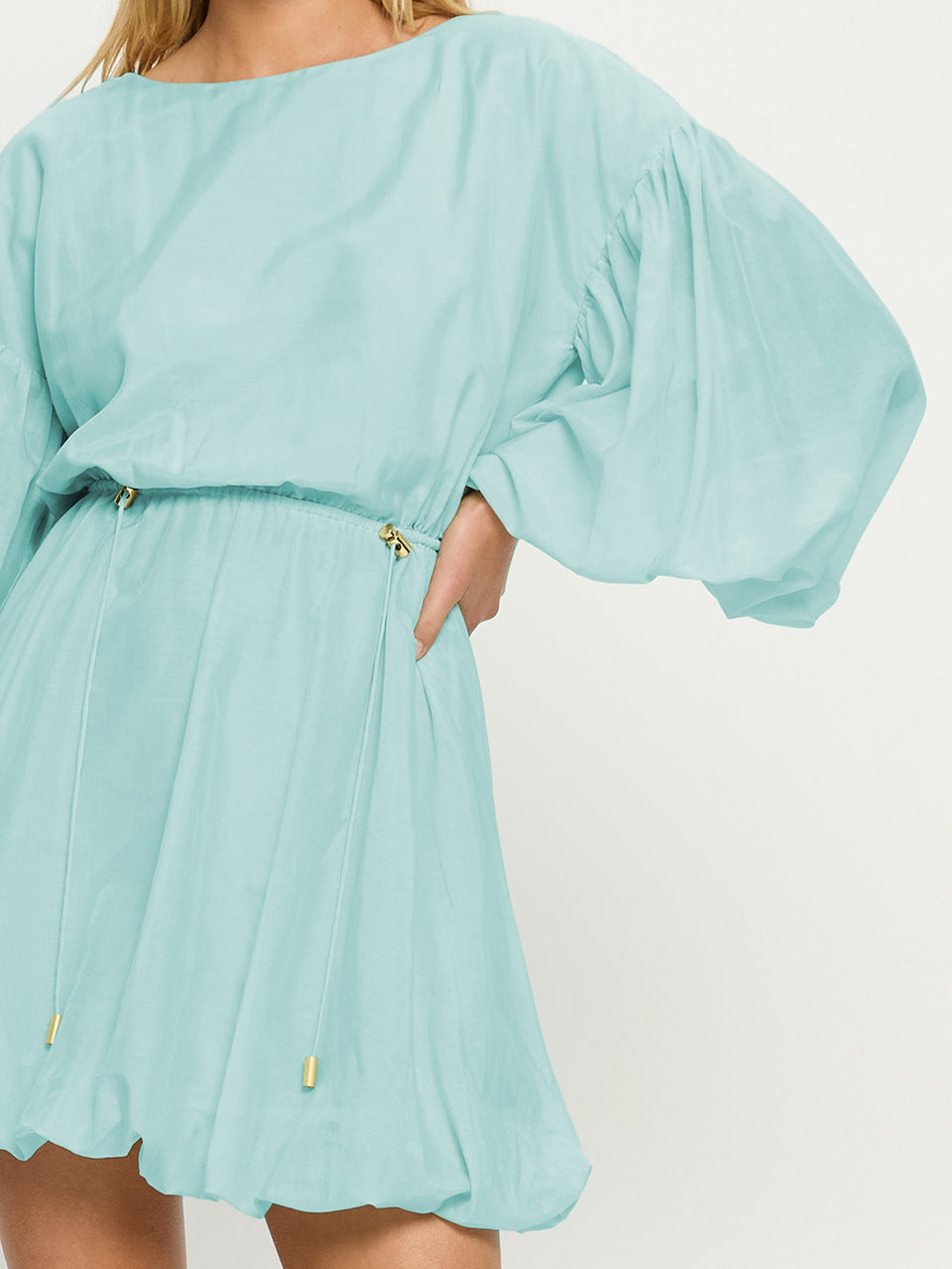 Riley Bubble Hem Mini Dress