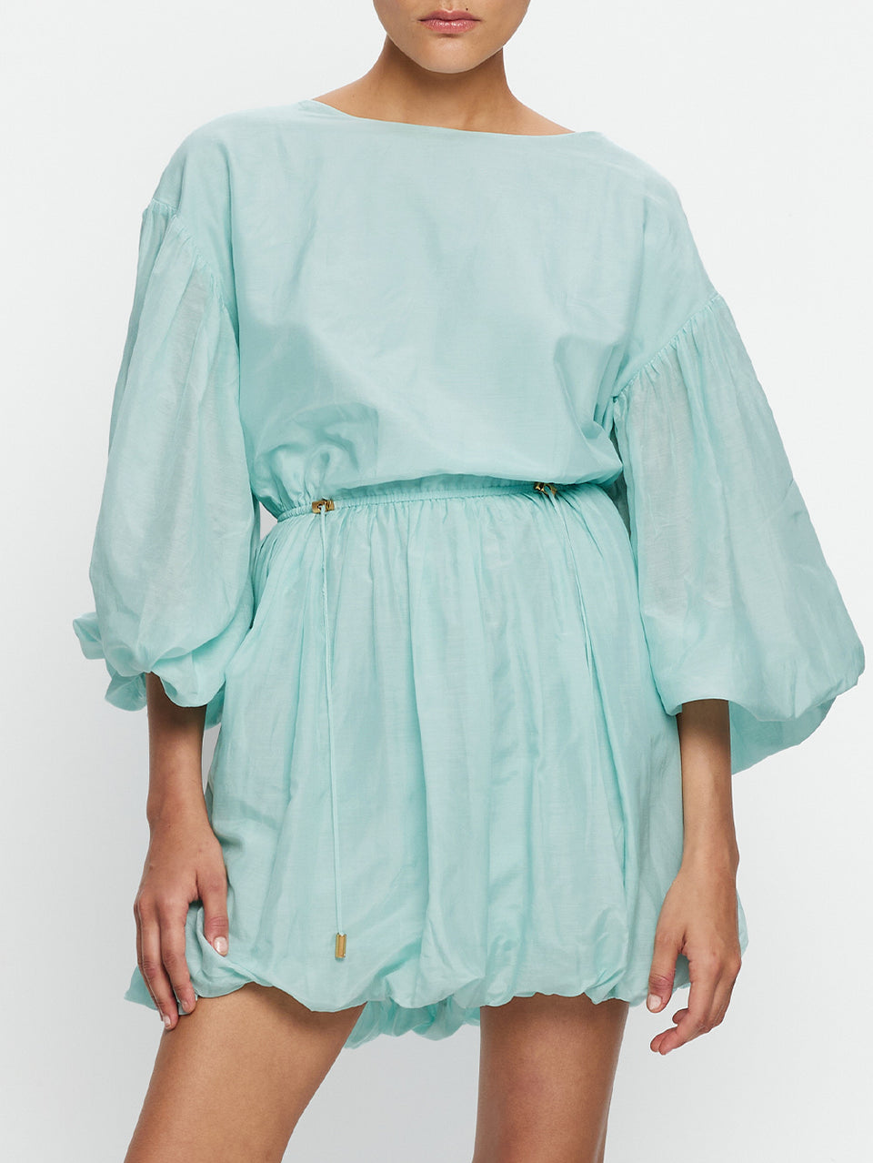 Riley Bubble Hem Mini Dress