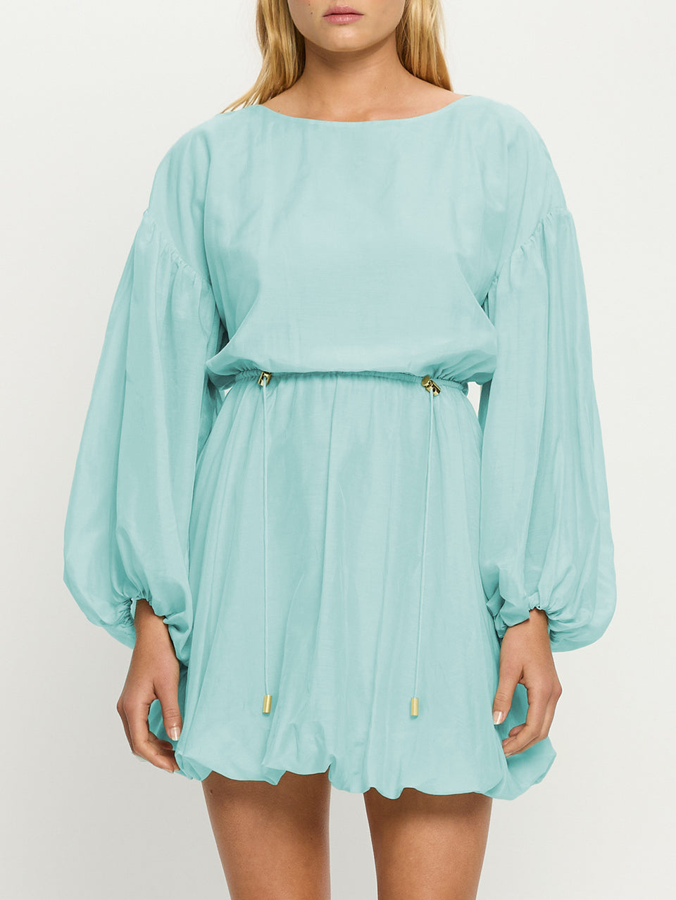 Riley Bubble Hem Mini Dress