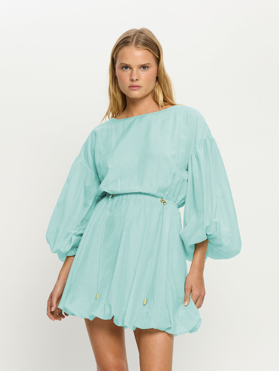 Riley Bubble Hem Mini Dress